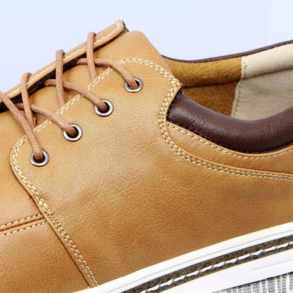 Mens "Klein" Tan Fashion Sneakers - Picture 8 of 8